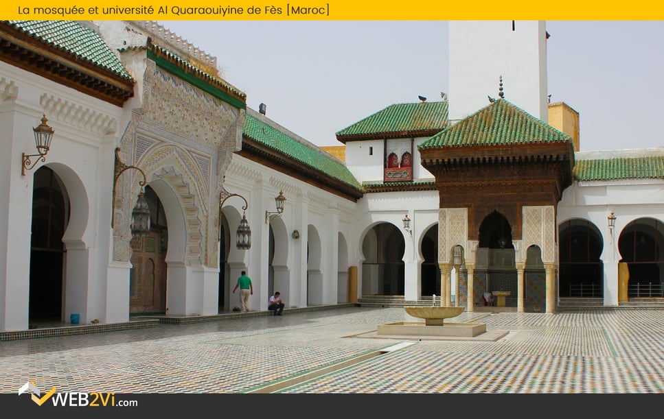Toits du monde Web2vi Mosquée et université Al Quaraouiyine Maroc couverture