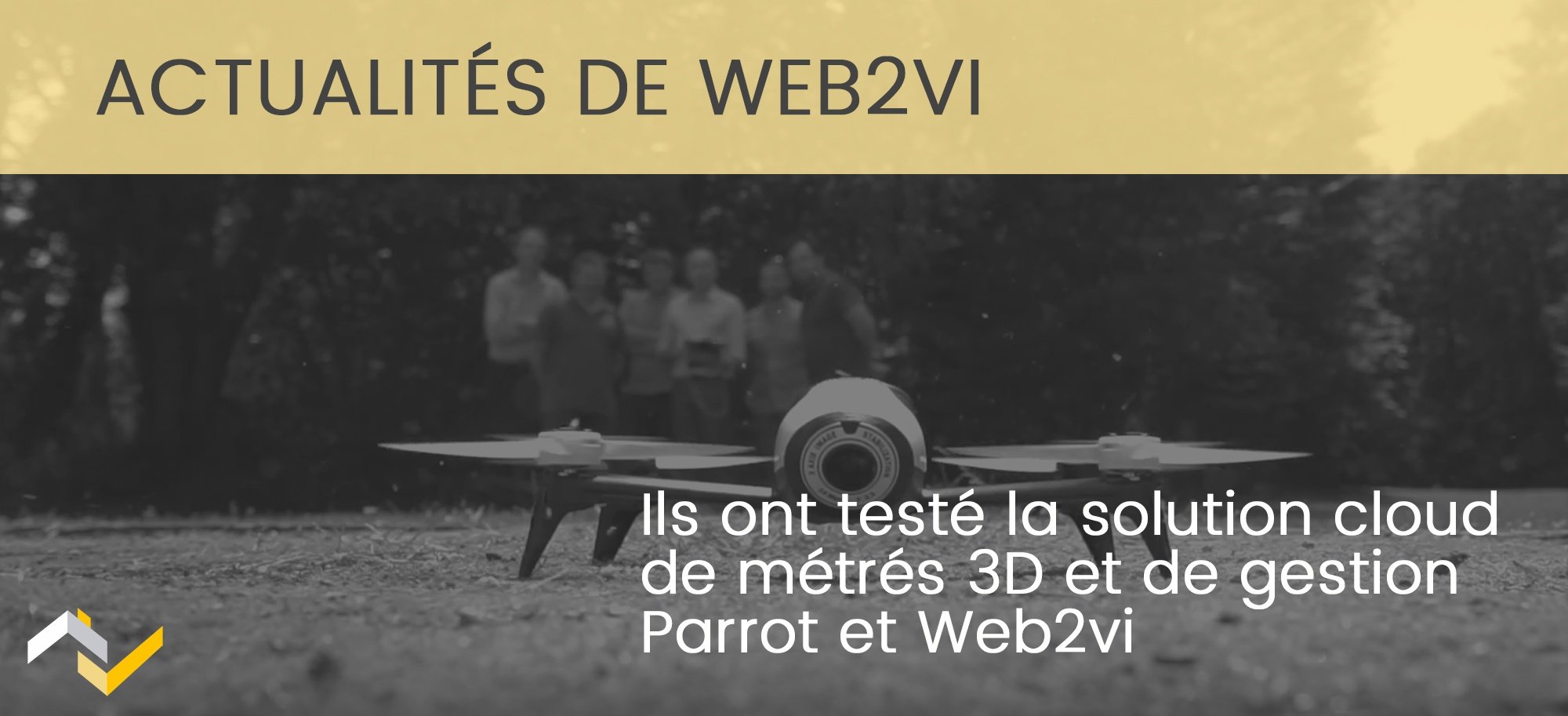 Ils ont testé la solution cloud de métré 3D par drone Parrot et Web2vi